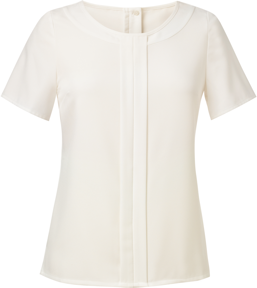 BT2265 - Félina Crêpe de Chine Bluse - White