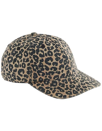 Beechfield - Leopard Print 6 Panel Cap